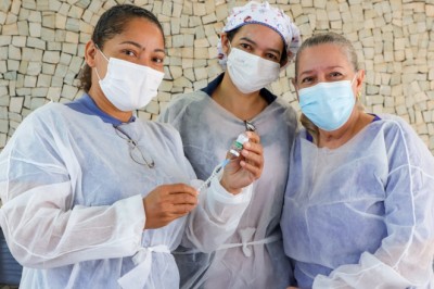Dia D da gripe em Senador Canedo mobiliza unidades e aplica 250 doses nos grupos prioritários
