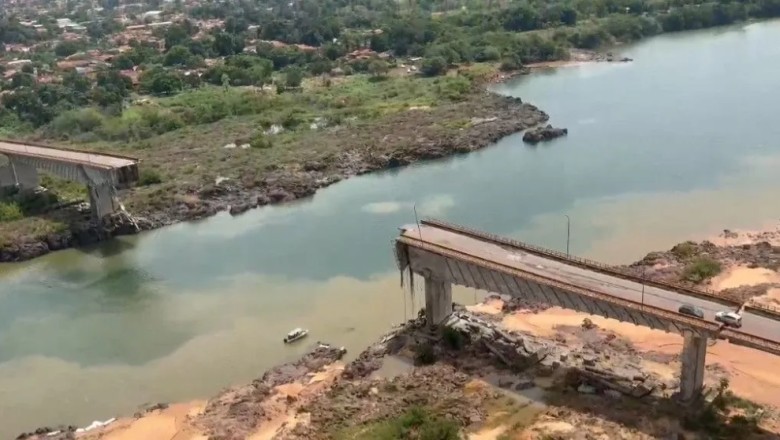 Sobe para 12 total de mortos após queda de ponte