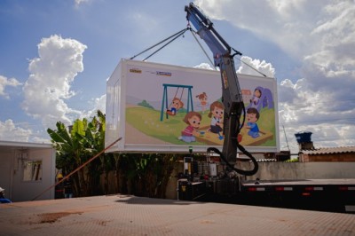 Prefeitura de Anápolis inicia entrega de salas modulares em unidades de ensino