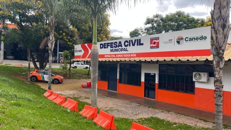 Senador Canedo inaugura nova base da Defesa Civil