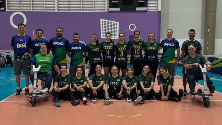 Atletas goianos participam de treinamentos da Seleção Brasileira de Vôlei Sentado em São Paulo – Secretaria de Estado de Esporte e Lazer