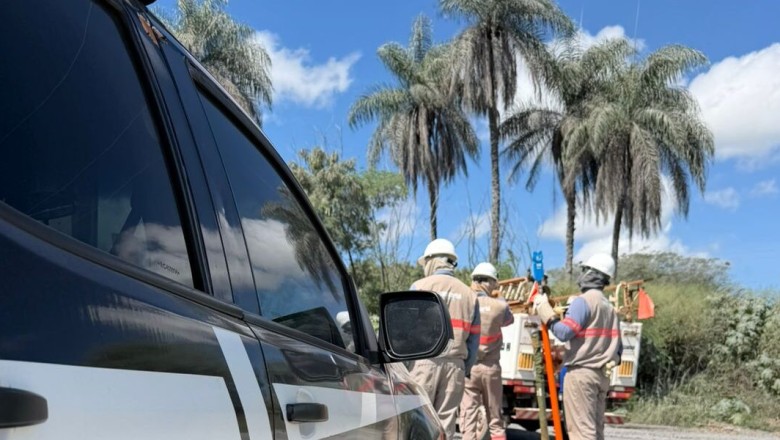 Operação conjunta identifica ligação clandestina de energia em empresa de extração de minerais em Formosa
