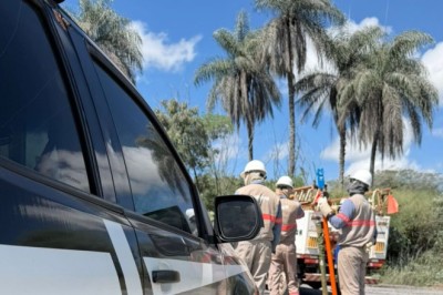 Operação conjunta identifica ligação clandestina de energia em empresa de extração de minerais em Formosa