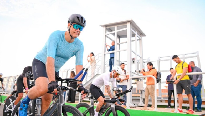 Governo de Goiás libera pista do Autódromo para ciclistas e anuncia construção de Centro Aquático