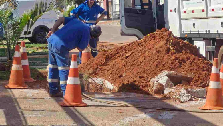 Saneago executa extensão da rede de água em Itaberaí