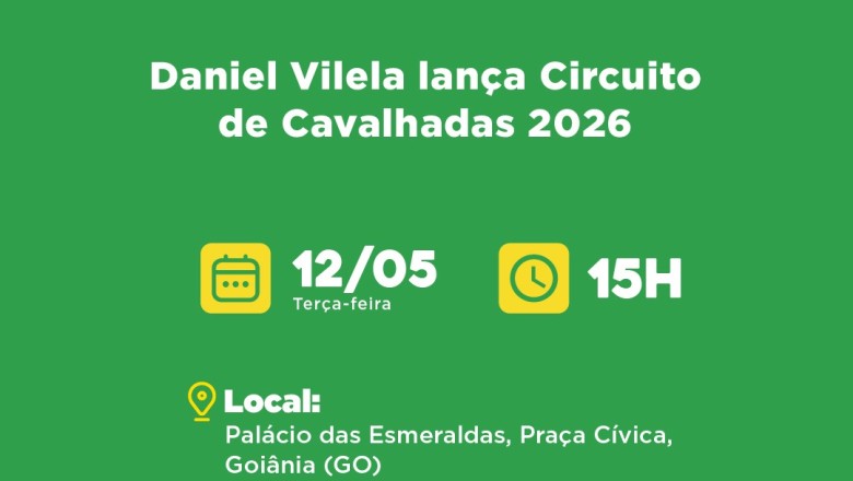 R$ 5 mi, 16 cidades e a volta de Guarinos: Circuito das Cavalhadas 2026 será lançado em Goiânia