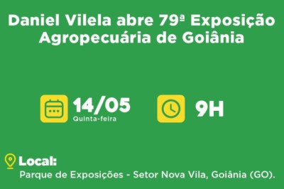 79ª Exposição Agropecuária de Goiânia começa nesta quinta: Daniel Vilela abre evento com previsão de R$ 100 mi e 600 mil visitantes