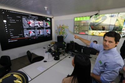 Goiás ativa centro de comando com IA em Formosa e cria cinturão virtual com 160 câmeras; 3 crimes resolvidos no 1º dia