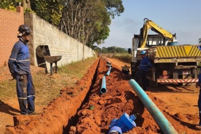 8 km de novas redes de água no Setor Santa Luzia, em Trindade, devem beneficiar 2,7 mil moradores e abrir caminho para asfalto