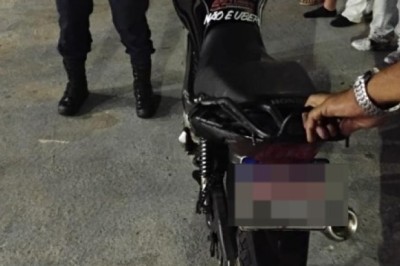 Fuga após 'racha' em Senador Canedo termina em colisão; sete motociclistas são abordados