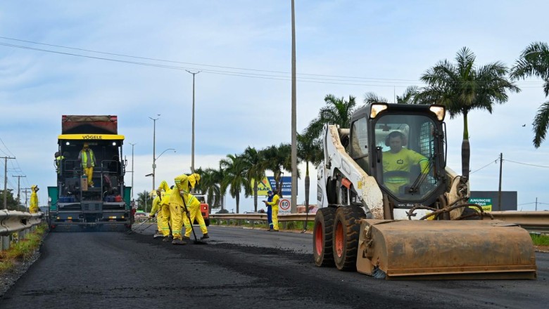 GO-060 avança 72% entre Goiânia e Trindade; pausa na Romaria e orientações de desvio