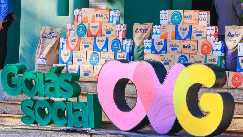 61 mil litros de leite chegam a Goiás para 922 entidades; OVG fará a distribuição