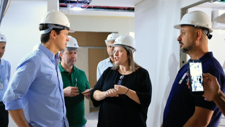 Em obras, Hugo mantém atendimento; vistoria encontra corredores sem filas