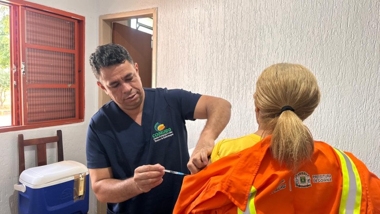 Comurg oferece vacina contra H1N1 a todos os servidores e 120 doses contra a covid-19; veja cronograma