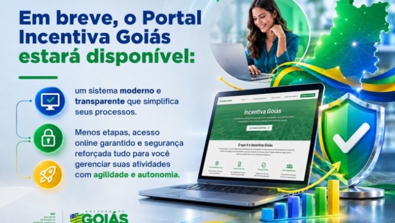 Portal Incentiva Goiás substitui sistema de 2016; veja o que muda para empresas