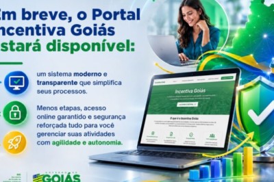 Portal Incentiva Goiás substitui sistema de 2016; veja o que muda para empresas