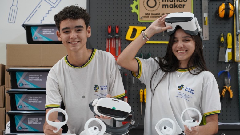 De museus a laboratórios sem sair da escola: 104 escolas estaduais recebem realidade virtual