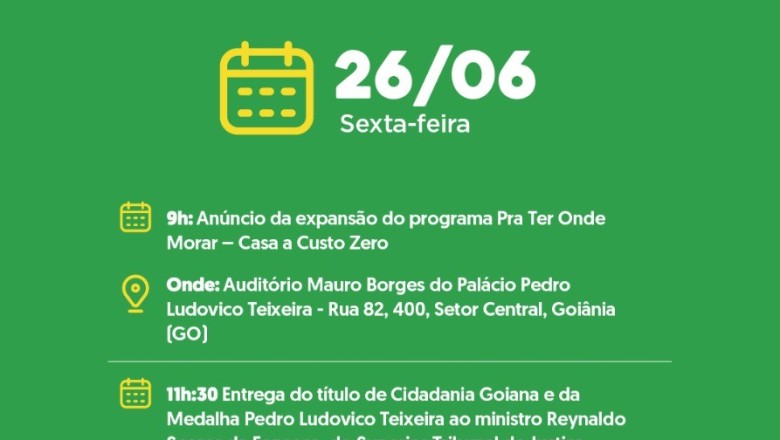 Moradia sem custo para 38 municípios e novo comando policial no Entorno do DF: veja os atos desta sexta