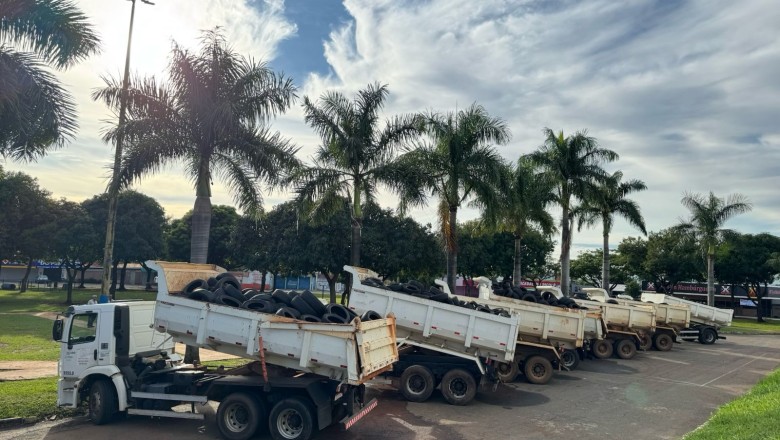 Pneus que levam 1.000 anos para se decompor têm destino certo em Goiânia nesta quinta (25/6)
