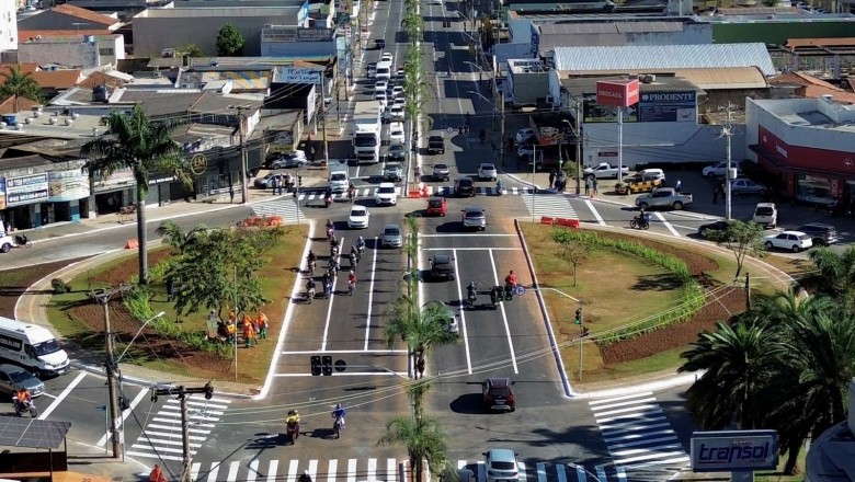 Goiânia libera novas vias na Praça Ciro Lisita; estimativa é de 30% menos tempo no trânsito