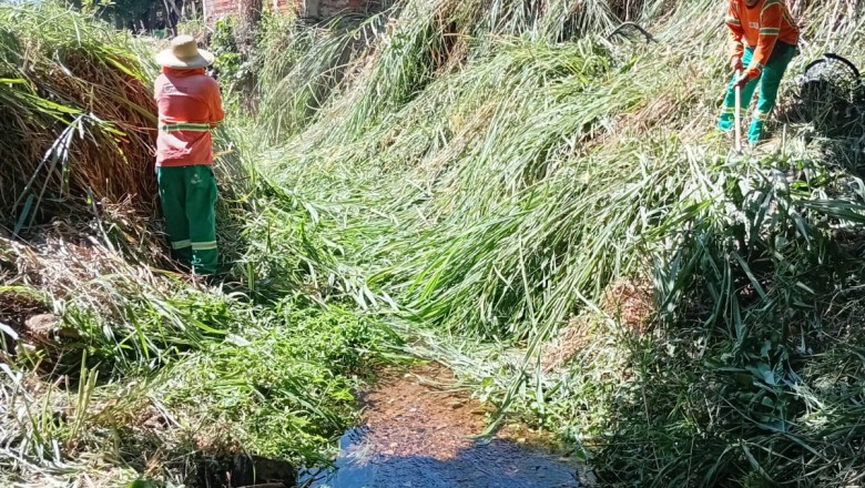 Goiânia limpa e roça mais de 5,7 milhões de m² em mananciais antes das chuvas; veja onde