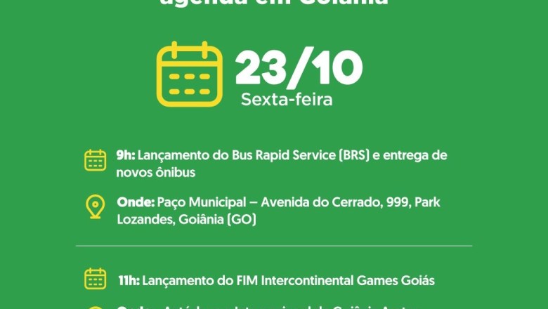 Goiânia terá novo sistema de ônibus e evento internacional de motociclismo nesta sexta-feira