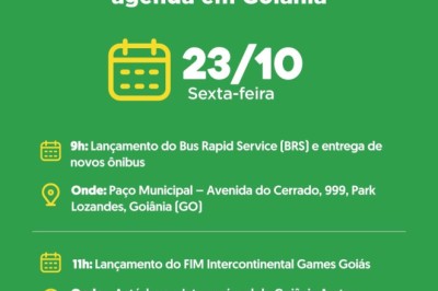 Goiânia terá novo sistema de ônibus e evento internacional de motociclismo nesta sexta-feira