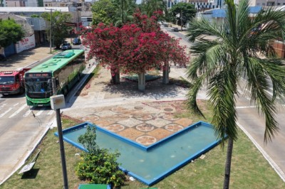 Centro de Goiânia ganha 15 mil flores, novas árvores e fontes restauradas antes do aniversário da cidade